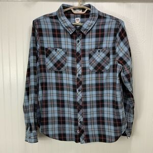 Mens Junk Food plaid shirt